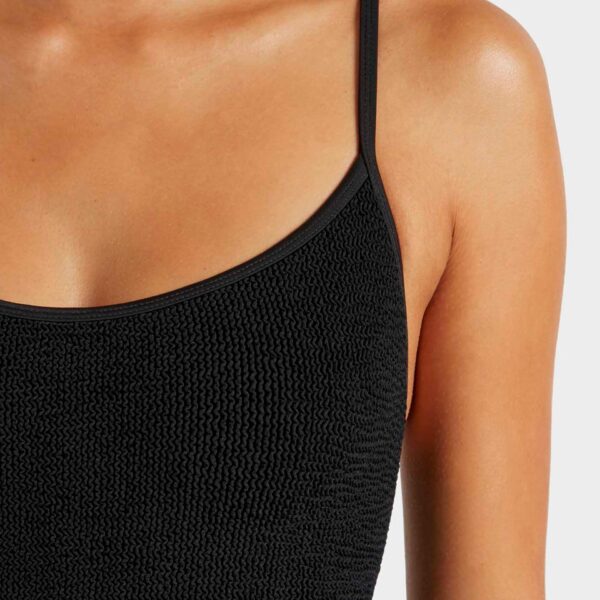 Black - Hunza G Crinkle Swimwear - One Size - Shop at Coveti