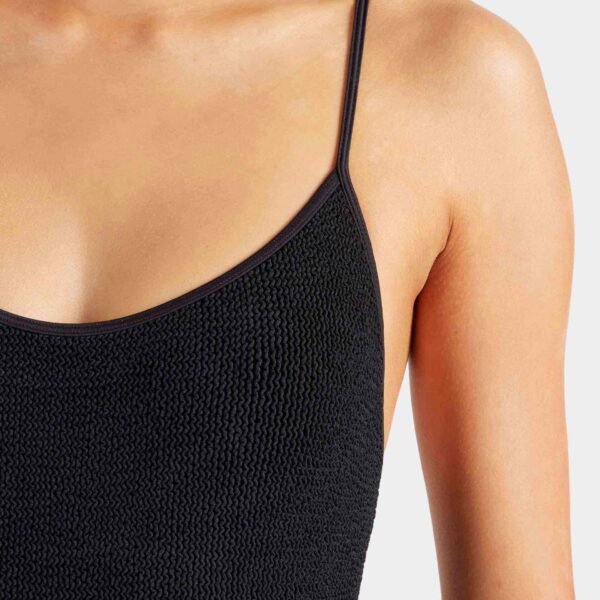 Black - Hunza G Crinkle Swimwear - One Size - Shop at Coveti