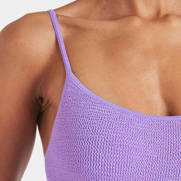 Lilac - Hunza G Crinkle Swimwear - One Size - Shop at Coveti