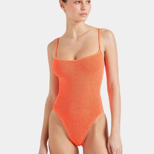 Orange - Hunza G Crinkle Swimwear - One Size - Shop at Coveti
