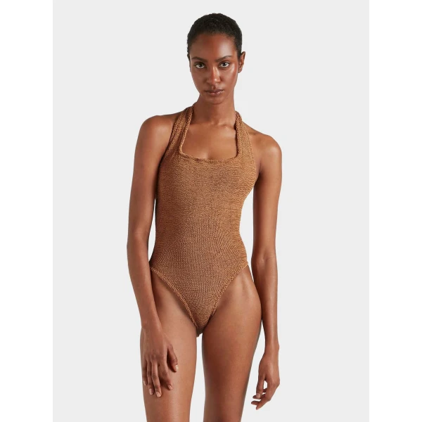 Hunza G Sandy Swim
Metallic Cocoa, view 2