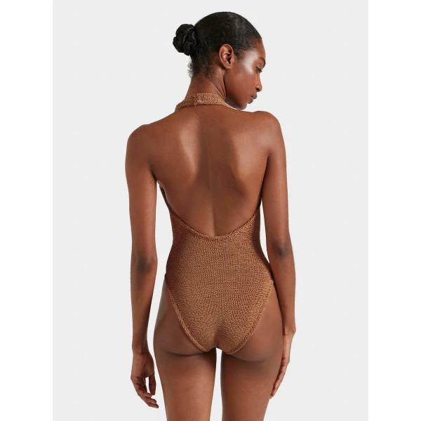 Hunza G Sandy Swim
Metallic Cocoa, view 3