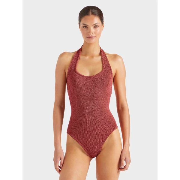 Hunza G Sandy Swim
Metallic Rosewood, view 2