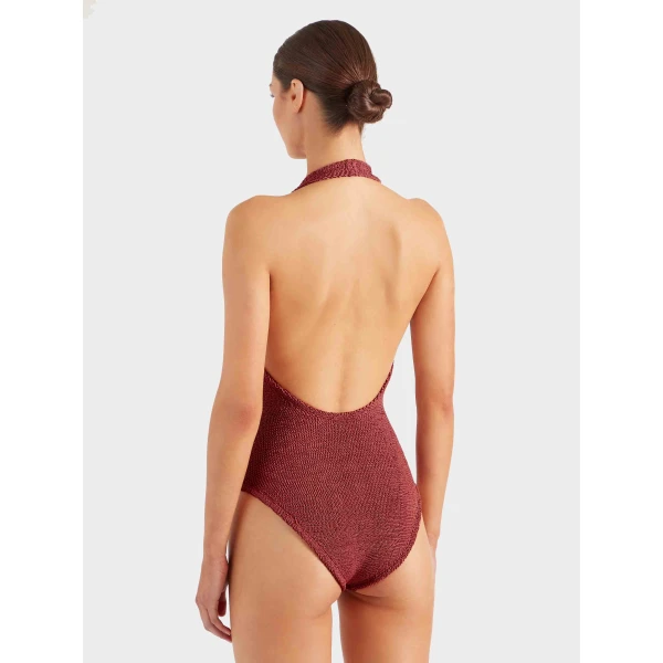 Hunza G Sandy Swim
Metallic Rosewood, view 3
