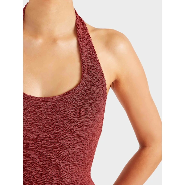 Hunza G Sandy Swim
Metallic Rosewood, view 4