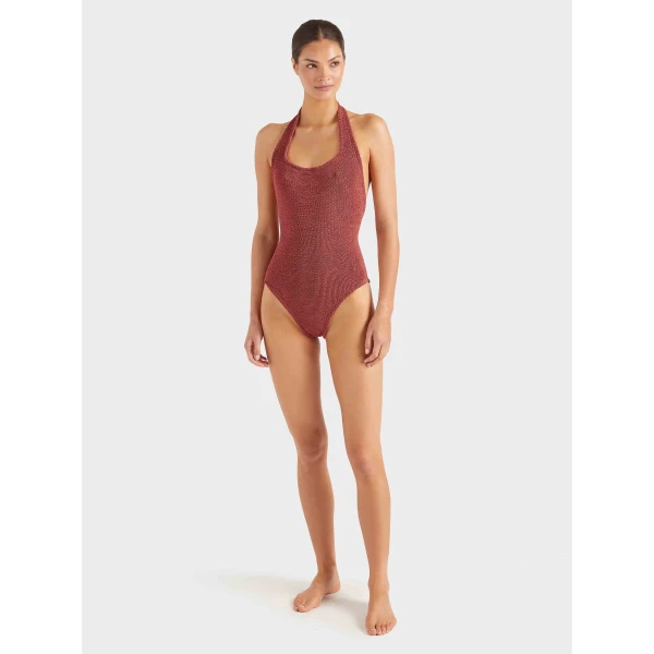 Hunza G Sandy Swim
Metallic Rosewood, view 6