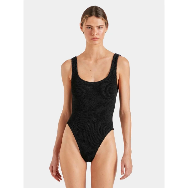 Hunza G Square Neck Swim
Black, view 2