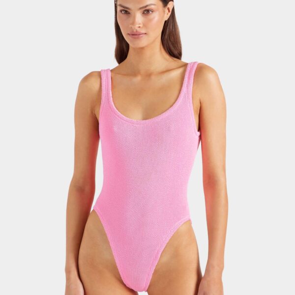 Bubblegum - Hunza G Crinkle Swimwear - One Size - Shop at Coveti