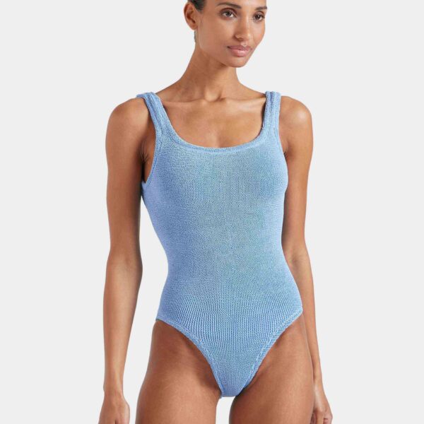Cornflower - Hunza G Crinkle Swimwear - One Size - Shop at Coveti