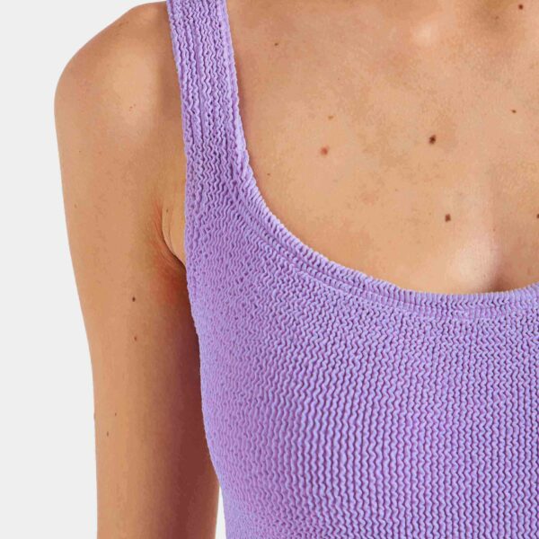 Lilac - Hunza G Crinkle Swimwear - One Size - Shop at Coveti