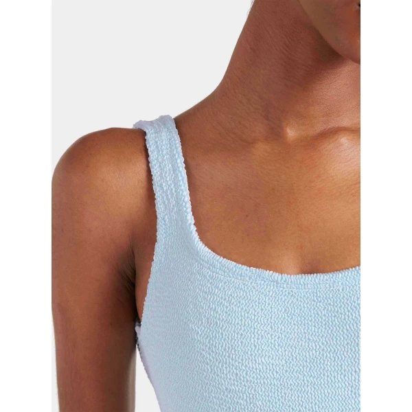 Hunza G Square Neck Swim
Metallic Ice Blue, view 4