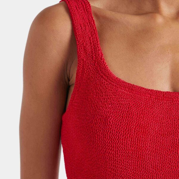Red - Hunza G Crinkle Swimwear - One Size - Shop at Coveti