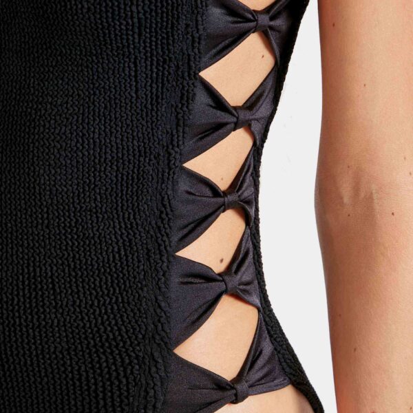 Black - Hunza G Crinkle Swimwear - One Size - Shop at Coveti