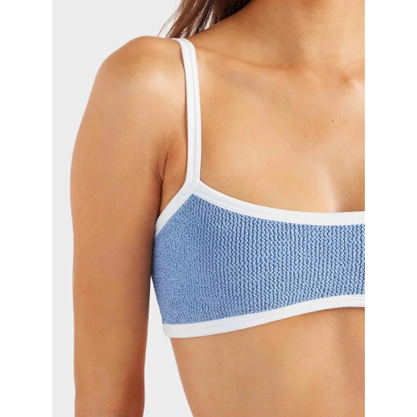 Hunza G Tyler Bikini
Cornflower/White, view 4