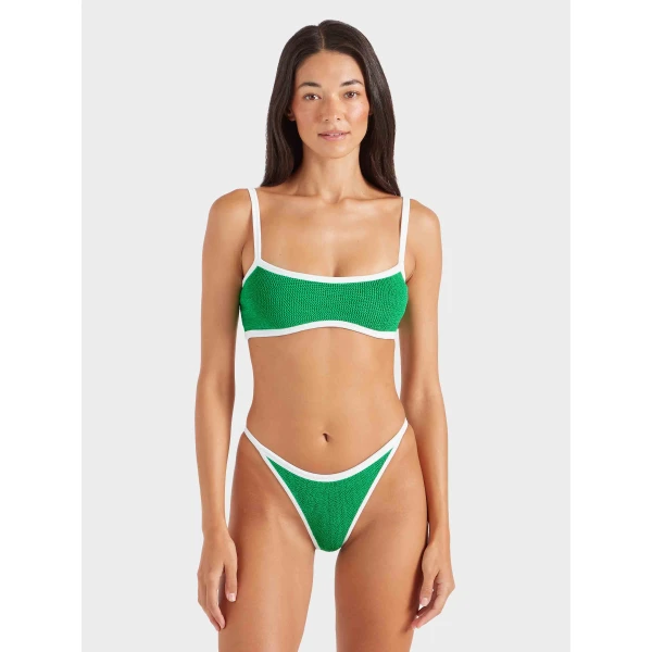 Hunza G Tyler Bikini
Emerald/White, view 2