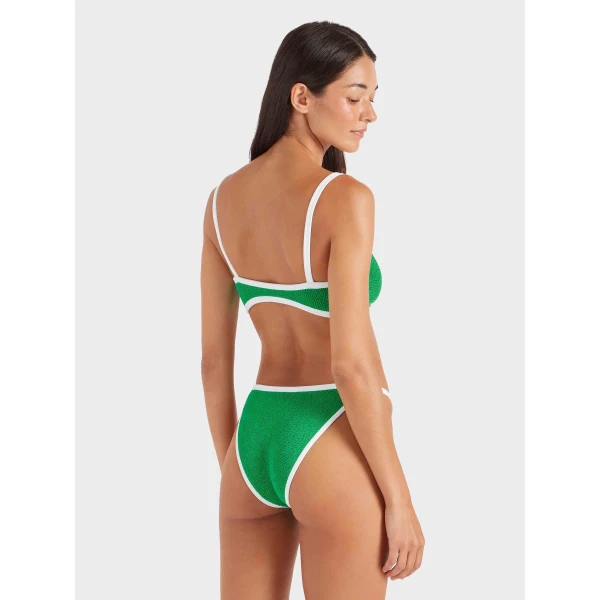 Hunza G Tyler Bikini
Emerald/White, view 3