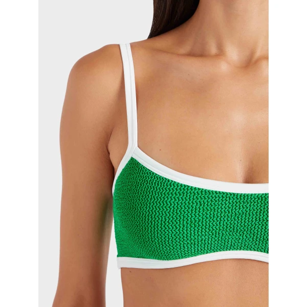 Hunza G Tyler Bikini
Emerald/White, view 4