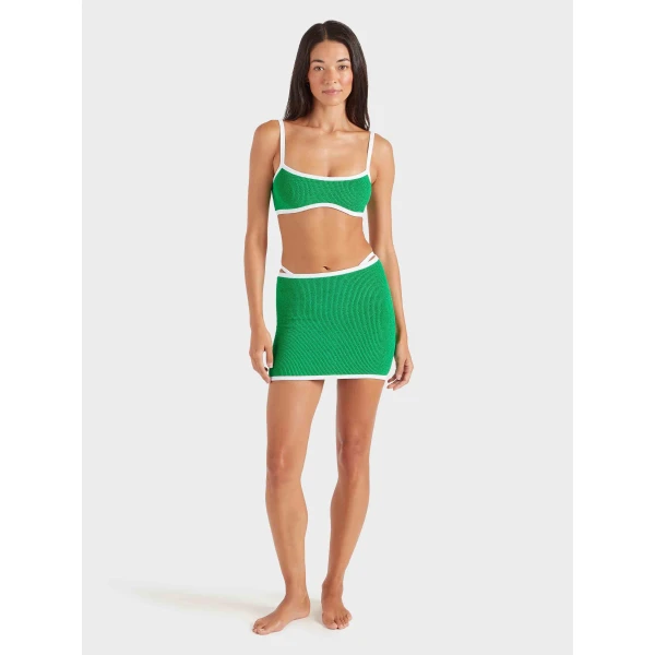 Hunza G Tyler Bikini
Emerald/White, view 7