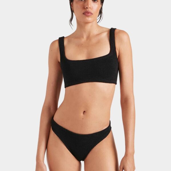 Black - Hunza G Crinkle Swimwear - One Size - Shop at Coveti