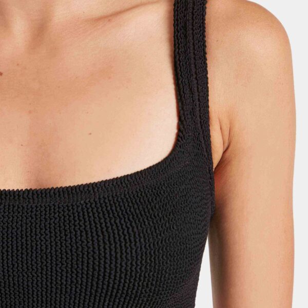 Black - Hunza G Crinkle Swimwear - One Size - Shop at Coveti