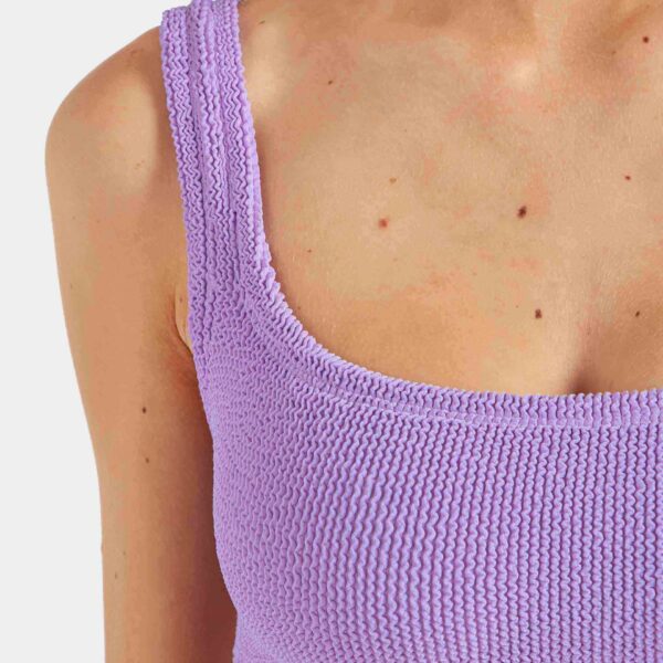 Lilac - Hunza G Crinkle Swimwear - One Size - Shop at Coveti