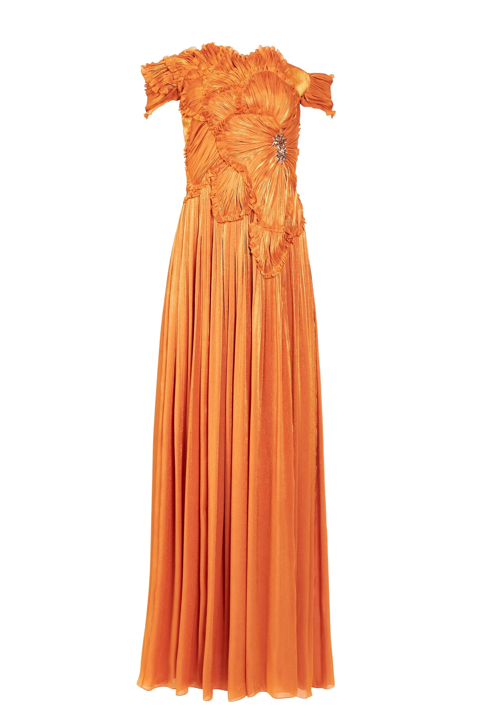 Isla-Lurex-Georgette-Gown-Costarellos-Dresses60360_nobg Costarellos Dresses - Romantic Greek Lace - Shop at Coveti