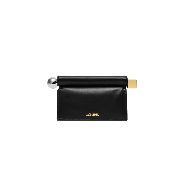 Jacquemus The Rond Carré clutch - Jacquemus Clutch Bags - Le Chiquito Style - Shop at Coveti