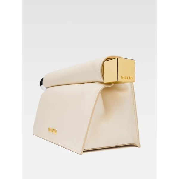JACQUEMUS The Rond Carré clutch, view 4