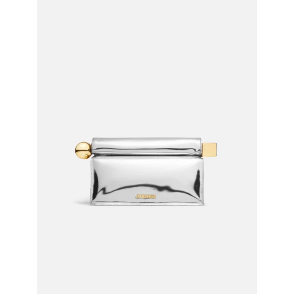 JACQUEMUS The Rond Carré clutch, view 6