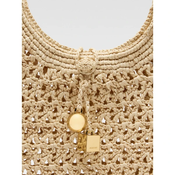 JACQUEMUS The Spiaggia round bag, view 4