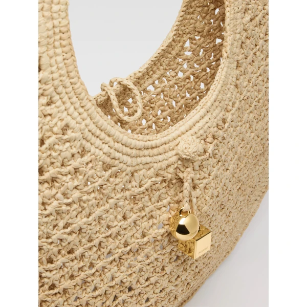 JACQUEMUS The Spiaggia round bag, view 5