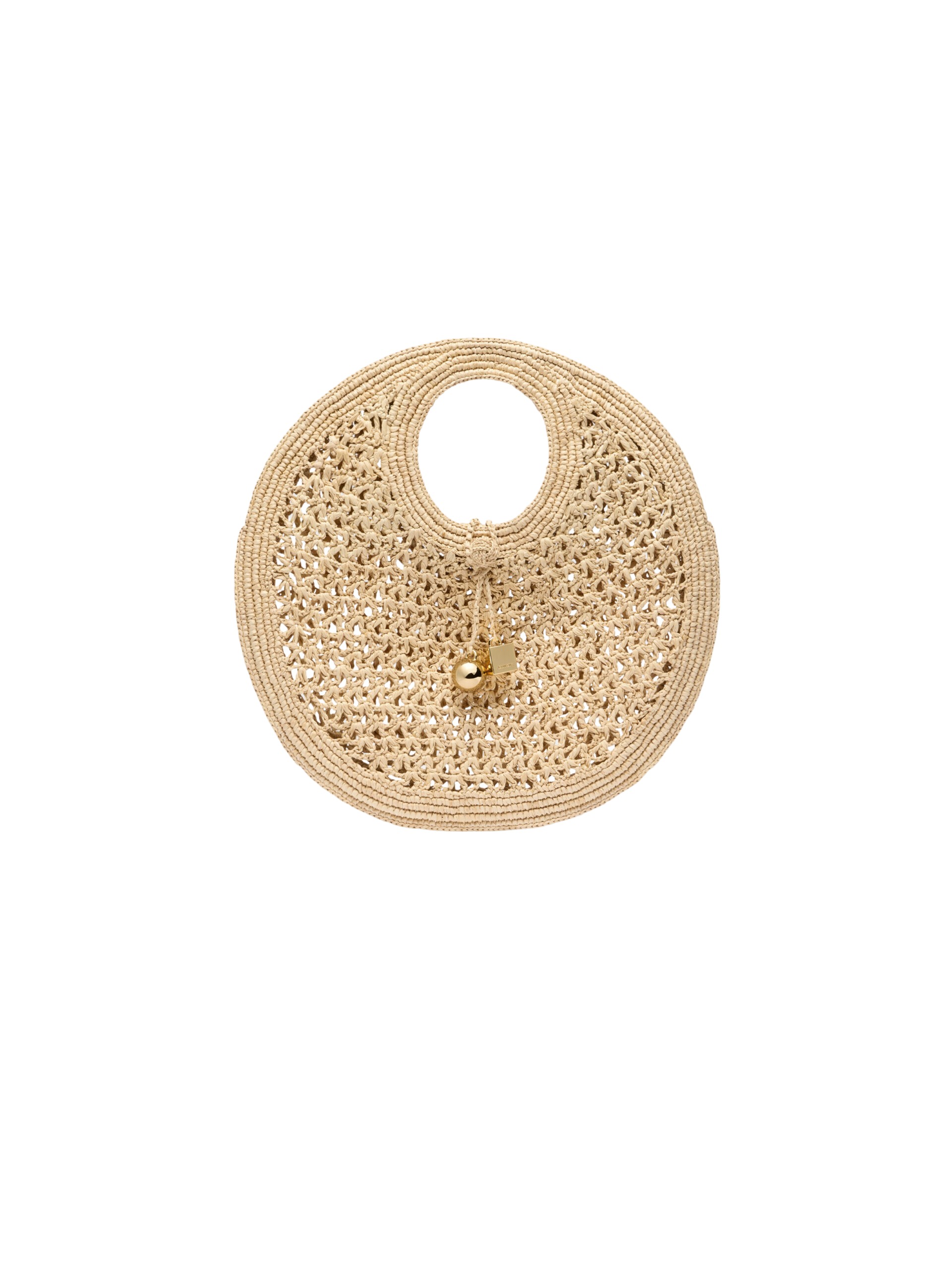 JACQUEMUS The Spiaggia small round bag