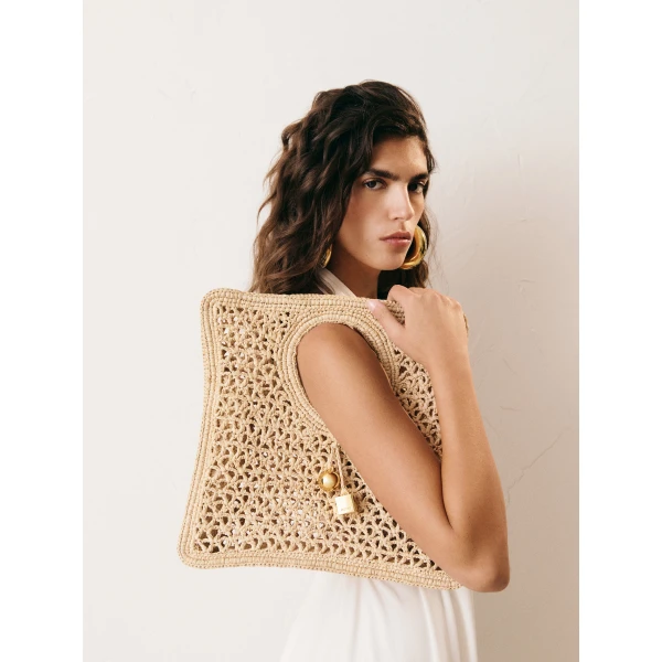JACQUEMUS The Spiaggia small square bag, view 6