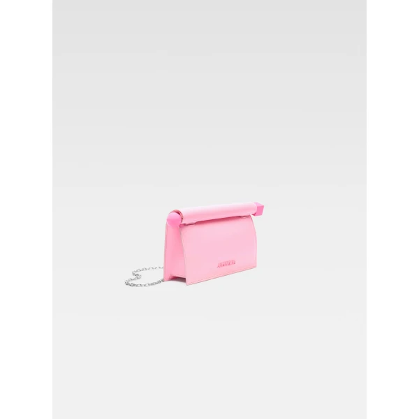 JACQUEMUS The small Rond Carré clutch, view 2