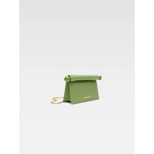 JACQUEMUS The small Rond Carré clutch, view 2