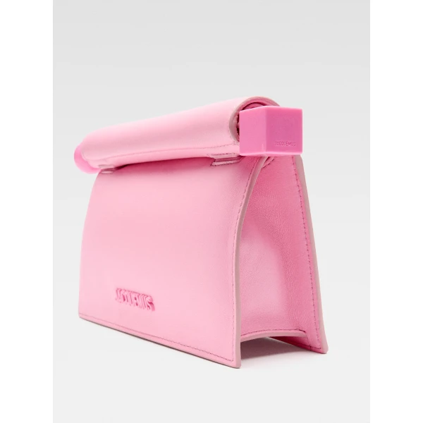 JACQUEMUS The small Rond Carré clutch, view 4