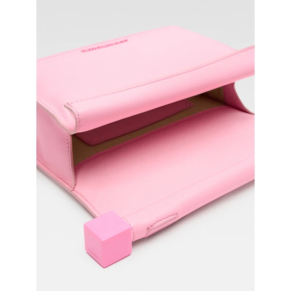 JACQUEMUS The small Rond Carré clutch, view 5