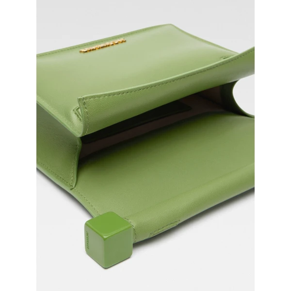 JACQUEMUS The small Rond Carré clutch, view 5