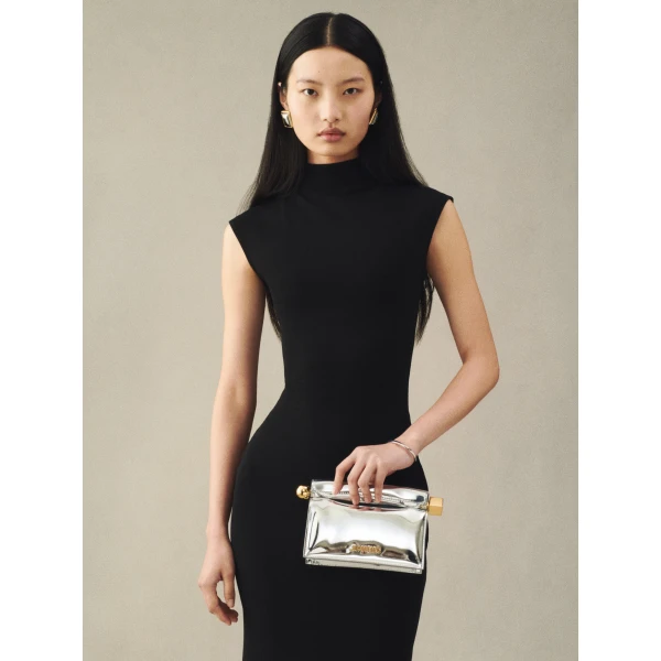 JACQUEMUS The small Rond Carré clutch, view 6