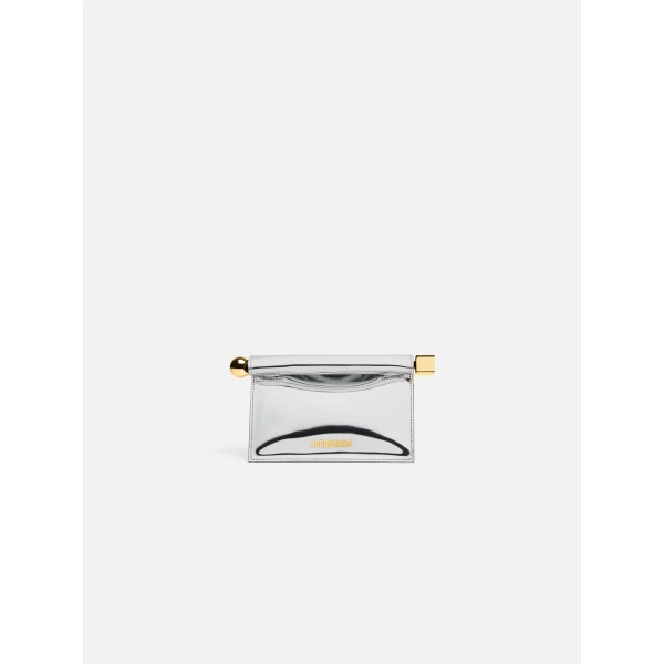 JACQUEMUS The small Rond Carré clutch, view 7