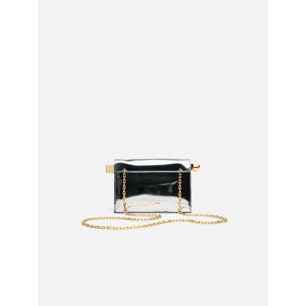JACQUEMUS The small Rond Carré clutch, view 9