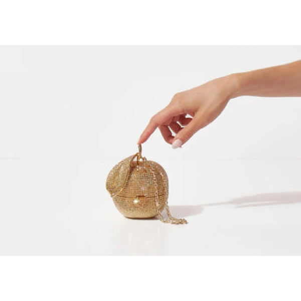 Judith Leiber Apple Golden Delicious - Judith Leiber Crystal Clutch - Luxury Evening Bag - Shop at Coveti