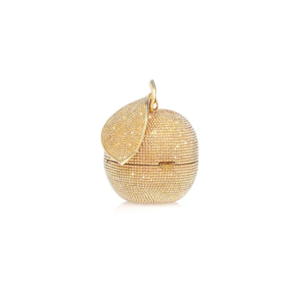 Judith Leiber Apple Golden Delicious - Judith Leiber Crystal Clutch - Luxury Evening Bag - Shop at Coveti