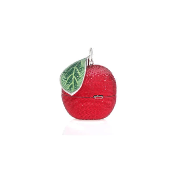 Judith Leiber Apple Sweetie - Judith Leiber Crystal Clutch - Luxury Evening Bag - Shop at Coveti