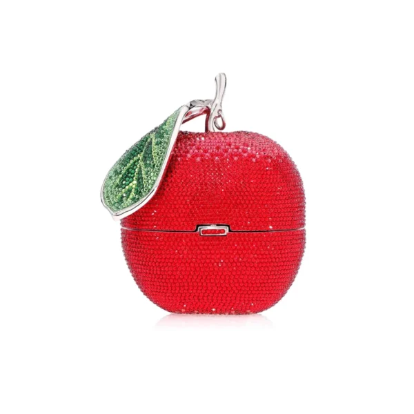 Judith Leiber Apple Sweetie - Judith Leiber Crystal Clutch - Luxury Evening Bag - Shop at Coveti