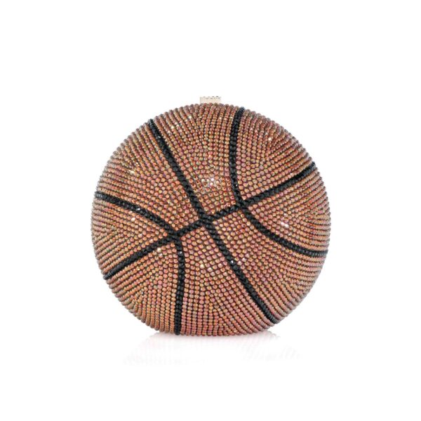 Judith Leiber Basketball - Judith Leiber Crystal Clutch - Luxury Evening Bag - Shop at Coveti