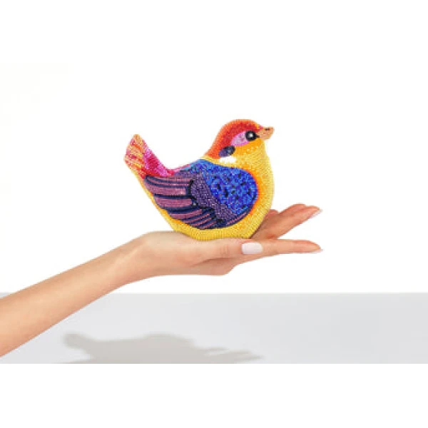 Judith Leiber Bird Kingfisher - Judith Leiber Crystal Clutch - Luxury Evening Bag - Shop at Coveti