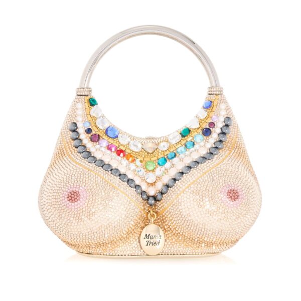 Judith Leiber Bust Don't Tell Mama - Judith Leiber Crystal Clutch - Luxury Evening Bag - Shop at Coveti
