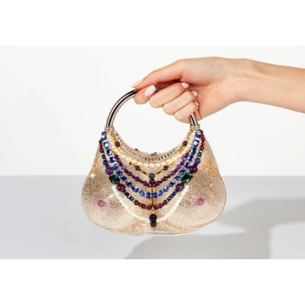 Judith Leiber Bust Nude - Judith Leiber Crystal Clutch - Luxury Evening Bag - Shop at Coveti