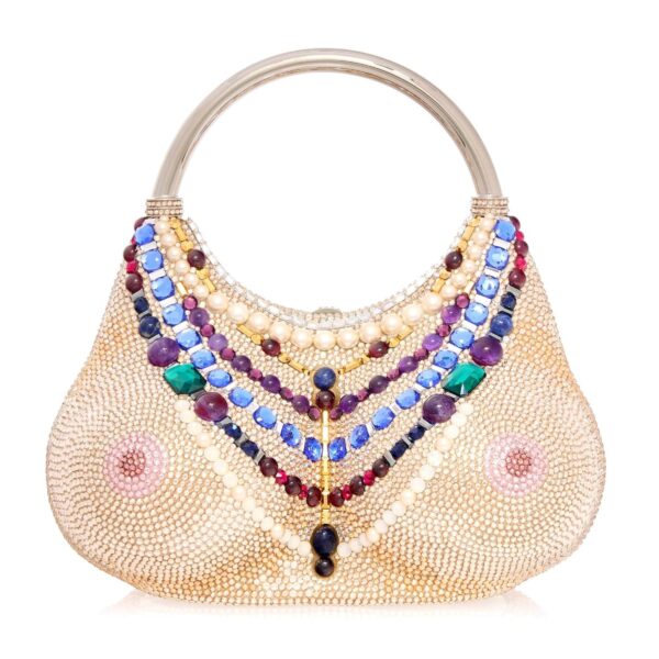 Judith Leiber Bust Nude - Judith Leiber Crystal Clutch - Luxury Evening Bag - Shop at Coveti